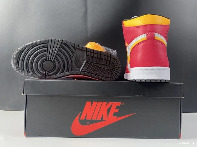High Retro Jordan AIR Light Fusion Red OG 555088-603 1 0719